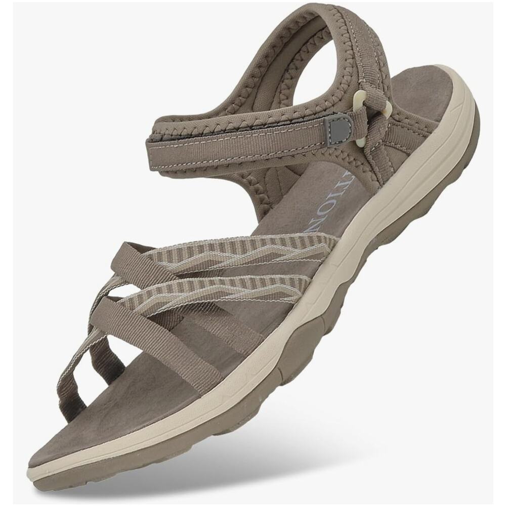 GRITION Women Hiking Sandals Outdoor Girl Sport Summer Flat Beach Water